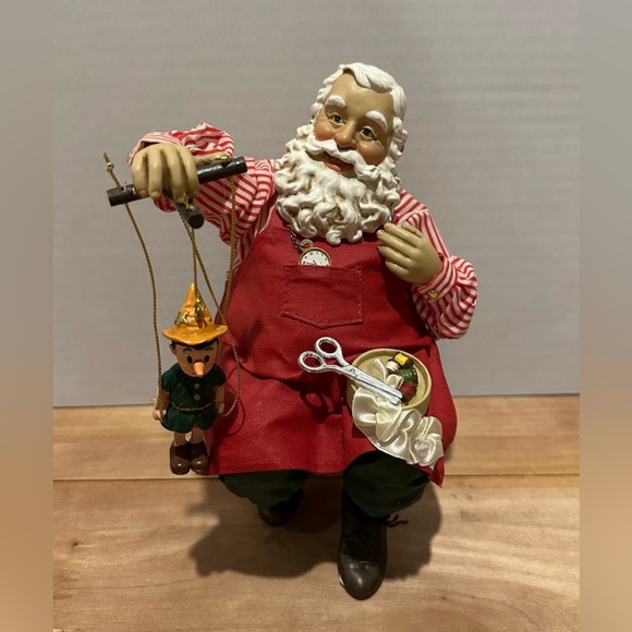 Other - Kurt S. Adler “Gepetto Santa” Musical Figurine with Puppet